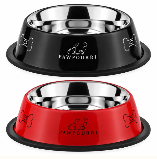 Combo of Anti-Skid Feeding Bowls for Dogs